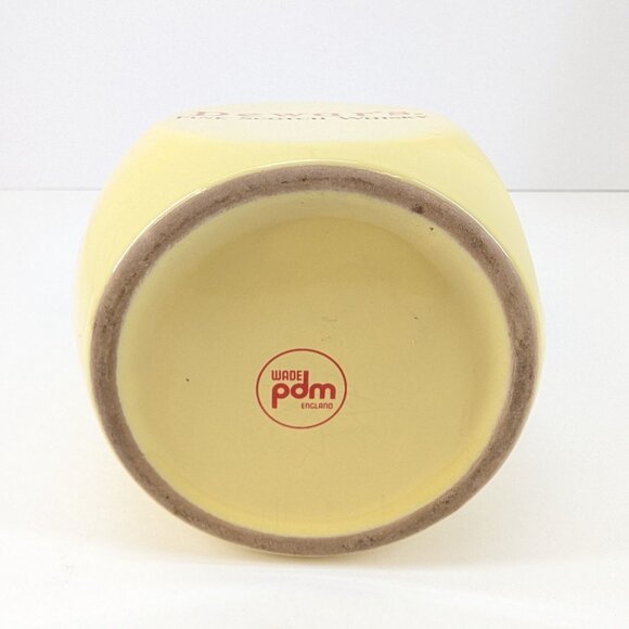 Vintage Dewar's Fine Scotch Whisky Yellow Advertising Pug Jug Water Jug - Picture 6 of 6